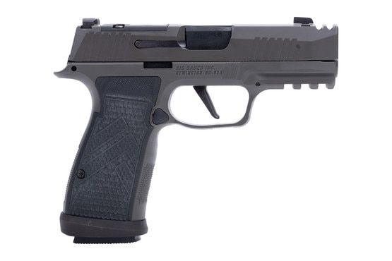 Sig Sauer P365 Legion optic-ready 9mm pistol.